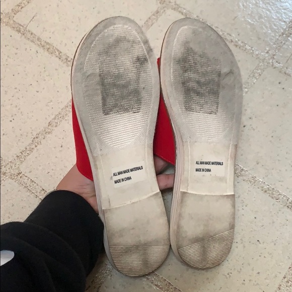 WORN ONCE report red sandals - Picture 5 of 5